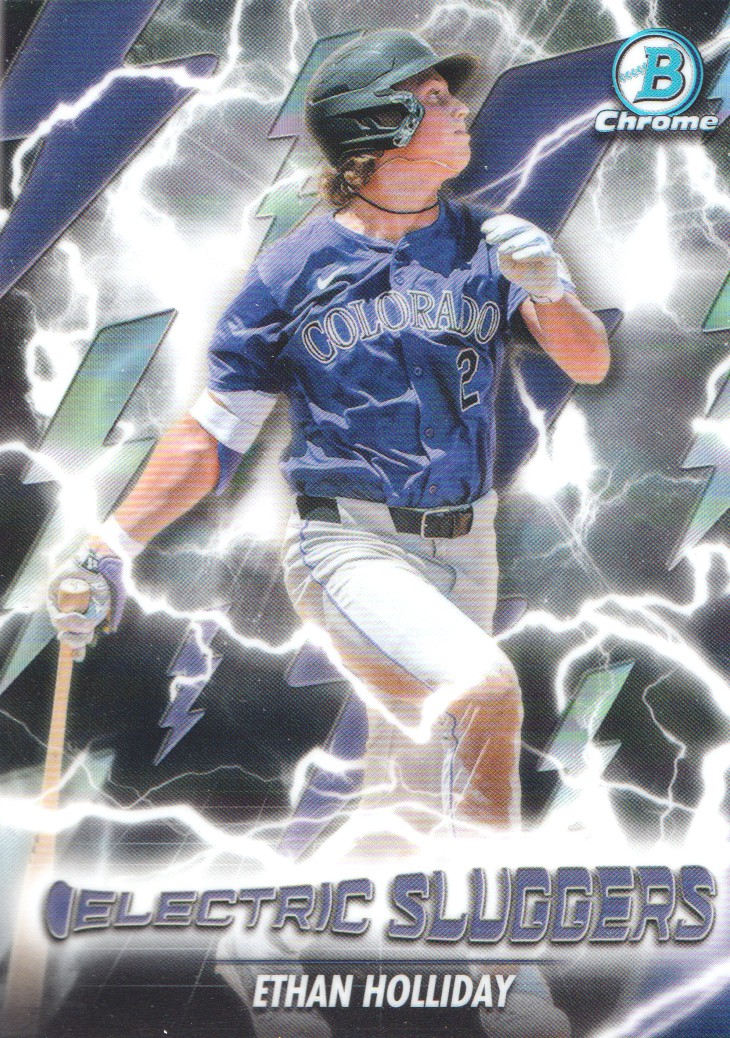 2026 Bowman Chrome Electric Sluggers #ES13 Ethan Holliday