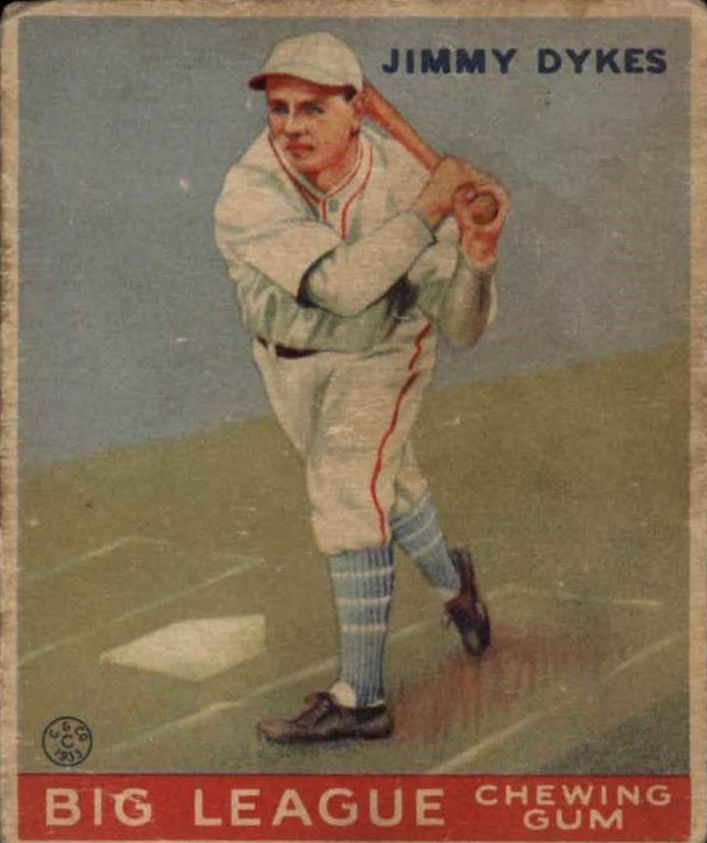 1933 Goudey #6 Jimmy Dykes RC