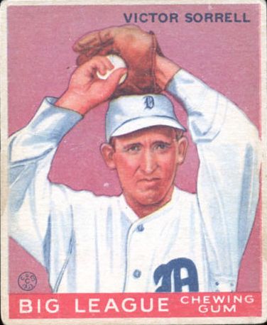 1933 Goudey #15 Victor Sorrell RC