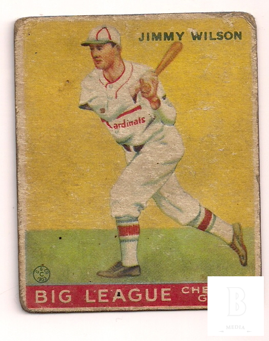 1933 Goudey #37 Jimmy Wilson RC