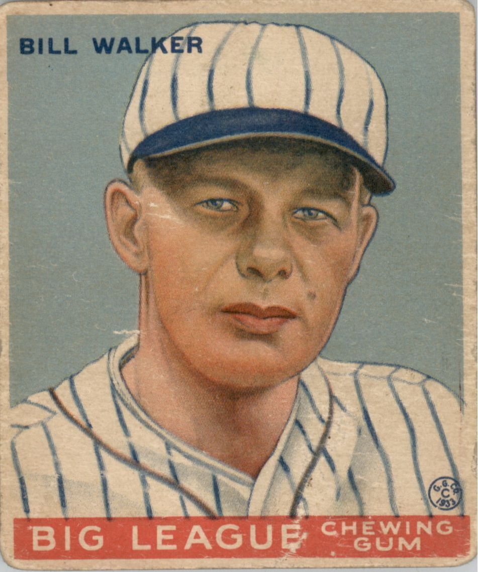 1933 Goudey #94 Bill Walker RC