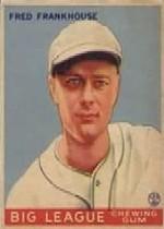 1933 Goudey #131 Fred Frankhouse RC