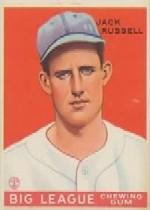 1933 Goudey #167 Jack Russell RC
