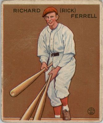 1933 Goudey #197 Rick Ferrell RC