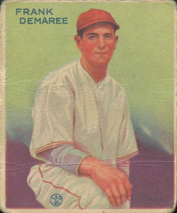 1933 Goudey #224 Frank Demaree RC