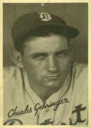 1936 Goudey Wide Pen Premiums R314 #A37 Charley Gehringer