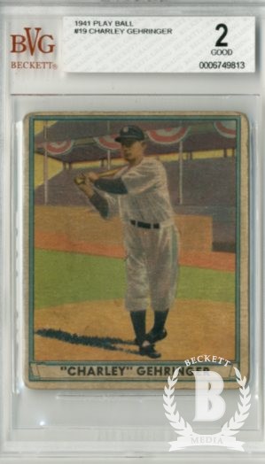 1941 Play Ball #19 Charley Gehringer