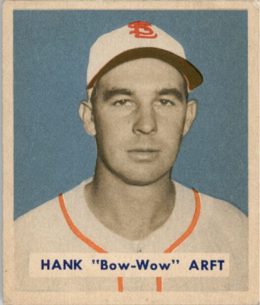 1949 Bowman #139 Hank Arft RC