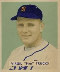 1949 Bowman #219 Virgil Trucks RC