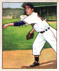 1950 Bowman #182 Sam Zoldak