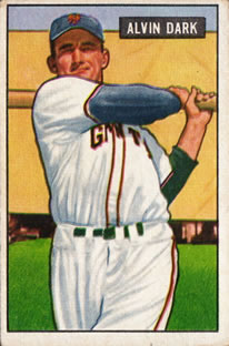 1951 Bowman #14 Alvin Dark