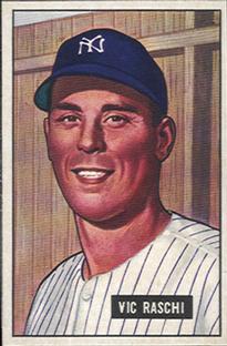 1951 Bowman #25 Vic Raschi