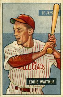 1951 Bowman #28 Eddie Waitkus