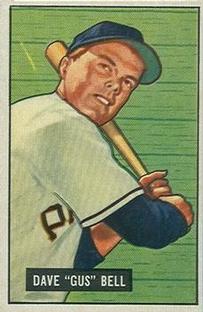 1951 Bowman #40 Gus Bell RC