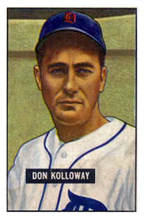 1951 Bowman #105 Don Kolloway