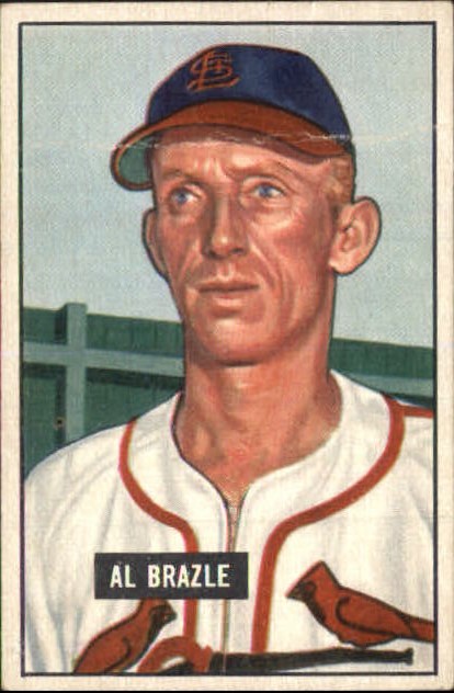 1951 Bowman #157 Al Brazle