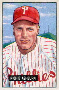 1951 Bowman #186 Richie Ashburn