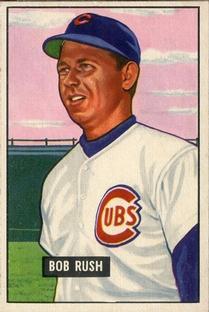 1951 Bowman #212 Bob Rush