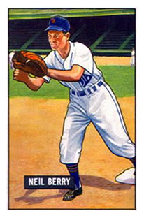 1951 Bowman #213 Neil Berry