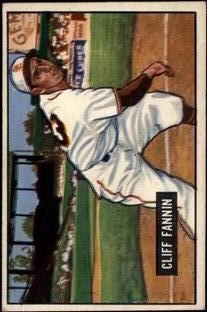 1951 Bowman #244 Cliff Fannin