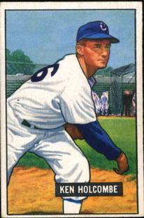 1951 Bowman #267 Ken Holcombe RC