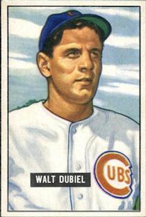 1951 Bowman #283 Walt Dubiel RC