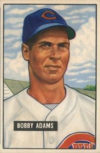 1951 Bowman #288 Bobby Adams