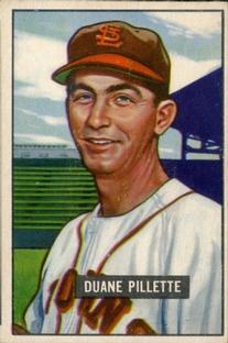 1951 Bowman #316 Duane Pillette RC