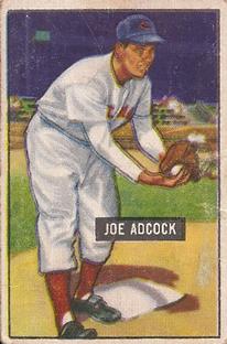 1951 Bowman #323 Joe Adcock RC