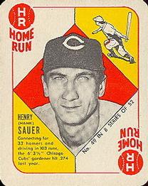 1951 Topps Blue Backs #49 Hank Sauer