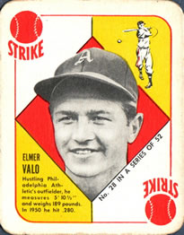 1951 Topps Red Backs #28 Elmer Valo