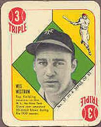 1951 Topps Red Backs #37 Wes Westrum RC