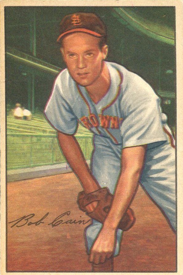1952 Bowman #19 Bob Cain