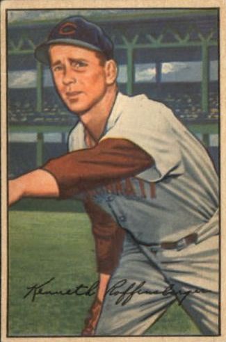 1952 Bowman #55 Ken Raffensberger