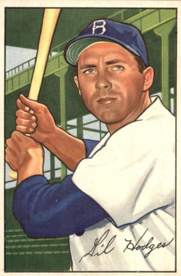 1952 Bowman #80 Gil Hodges