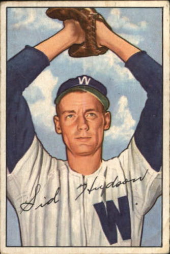 1952 Bowman #123 Sid Hudson