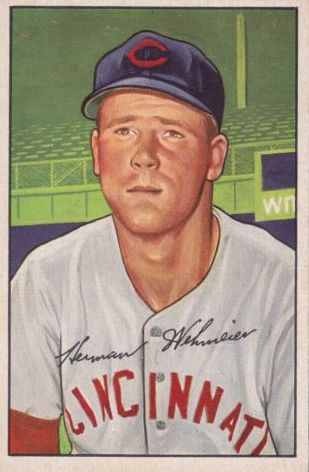 1952 Bowman #150 Herman Wehmeier