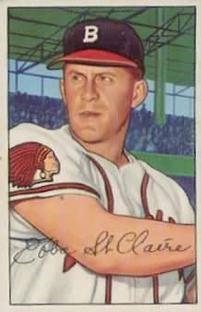 1952 Bowman #172 Ebba St.Claire RC