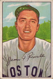 1952 Bowman #189 Jimmy Piersall