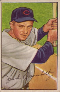 1952 Bowman #195 Frank Baumholtz