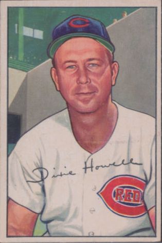1952 Bowman #222 Dixie Howell