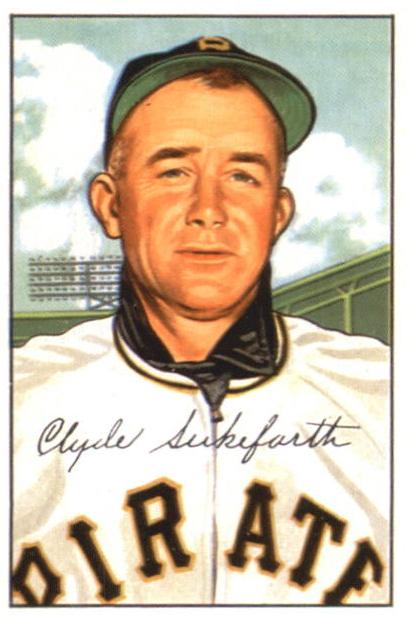 1952 Bowman #227 Clyde Sukeforth CO RC