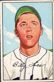 1952 Bowman #240 Billy Loes RC