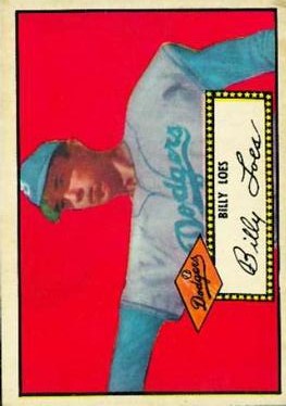 1952 Topps #20A Billy Loes Black RC