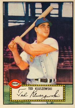 1952 Topps #29 Ted Kluszewski