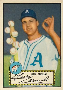 1952 Topps #31 Gus Zernial/Posed with six baseballs