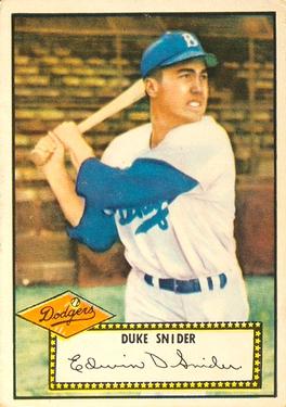 Duke Snider 1954 Bowman #170 Brooklyn Dodgers PR