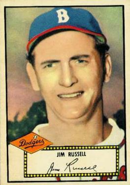 1952 Topps #51 Jim Russell