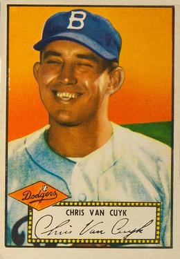 1952 Topps #53 Chris Van Cuyk RC