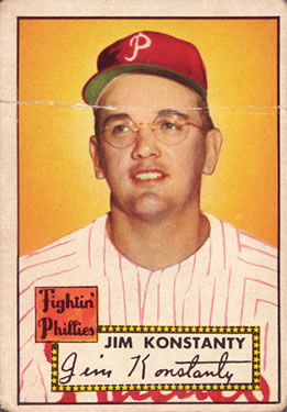 1952 Topps #108 Jim Konstanty